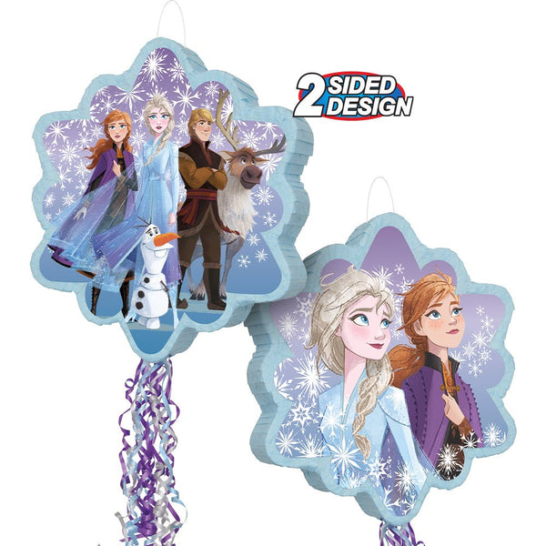 18 inch FROZEN SHAPED DRUM PULL PINATA - LA Balloons