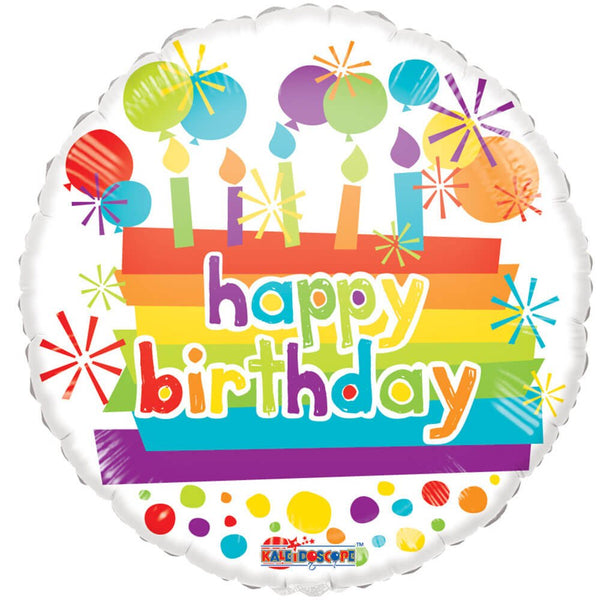 18 inch HAPPY BIRTHDAY CANDLES GELLIBEAN - LA Balloons