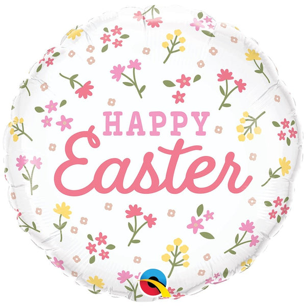 18 inch HAPPY EASTER DITSY FLORAL - LA Balloons