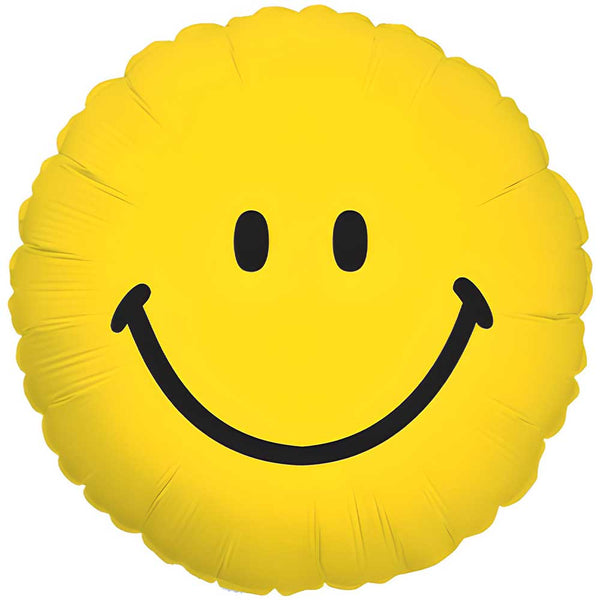 18 inch HAPPY FACE - LA Balloons