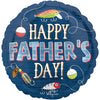 18 inch HAPPY FATHER'S DAY HOOKED ON DAD - LA Balloons