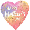 18 inch HAPPY MOTHER'S DAY BOTANICAL HEARTS - LA Balloons