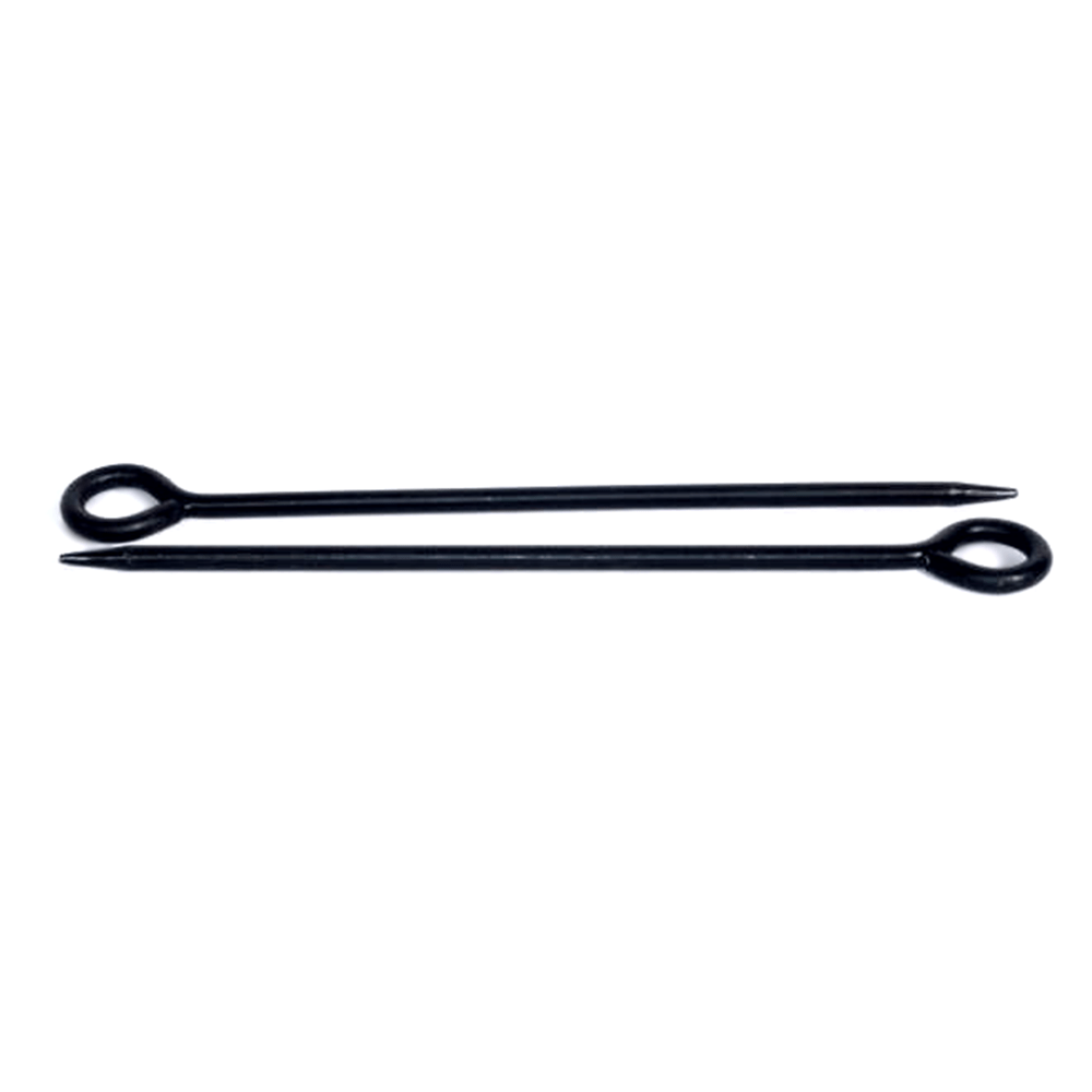18 inch HEAVY DUTY TENT STAKE WITH EYE HOOK