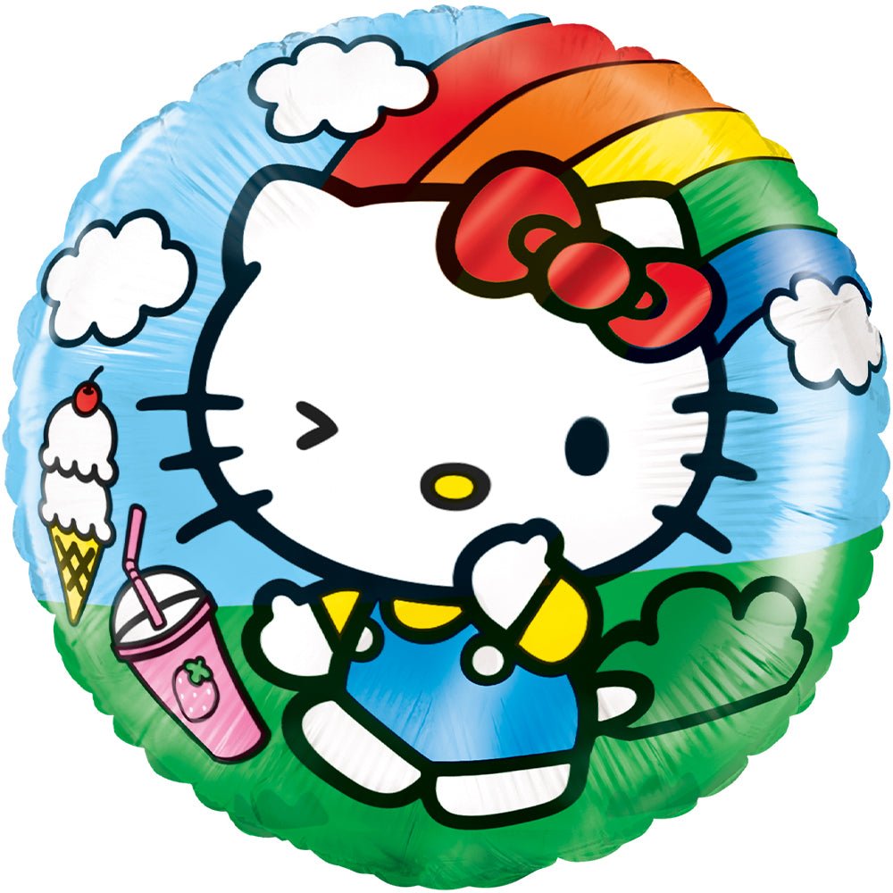 18 inch HELLO KITTY RAINBOW
