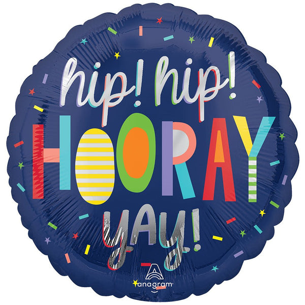 18 inch HIP HIP HOORAY! - LA Balloons