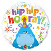 18 inch HIP HIP HOORAY HIPPO - LA Balloons