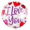 18 inch I LOVE YOU HEARTS GELLIBALL - LA Balloons