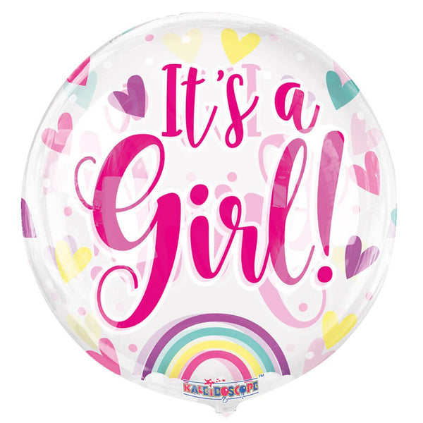 18 inch ITS A GIRL GELLIBALL - LA Balloons