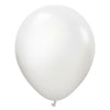 18 inch KALISAN OPAQUE SATIN SNOW WHITE - LA Balloons