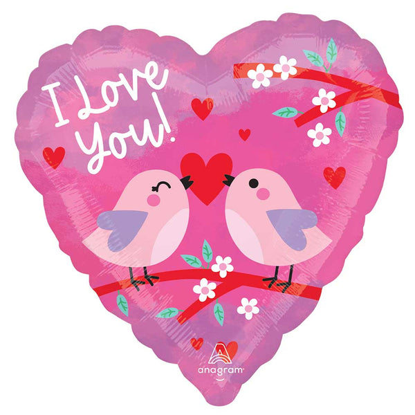 18 inch LOVE BIRDS - LA Balloons