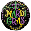 18 inch MARDI GRAS GLITTERING BEADS - LA Balloons