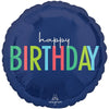 18 inch MODERN HAPPY BIRTHDAY - LA Balloons