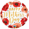 18 inch MOTHER'S DAY PRETTY POPPIES - LA Balloons