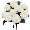18 inch OPEN ROSE BUSH - WHITE - LA Balloons