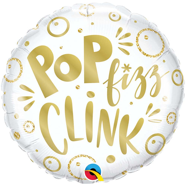 18 inch POP FIZZ CLINK - LA Balloons