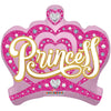 18 inch PRINCESS CROWN MATTE SHAPE - LA Balloons