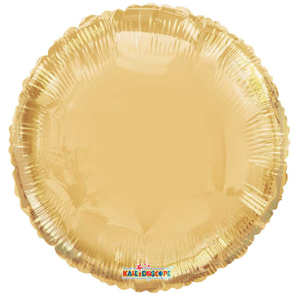 18 inch ROUND - CHAMPAGNE GOLD - LA Balloons