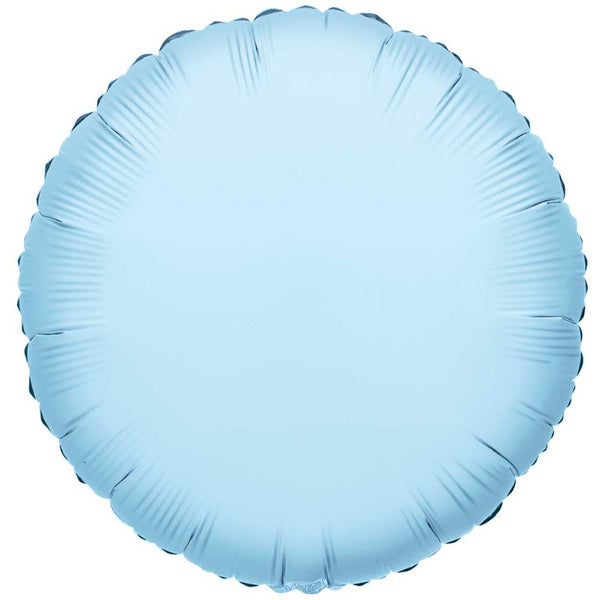 18 inch ROUND - LIGHT BLUE - LA Balloons