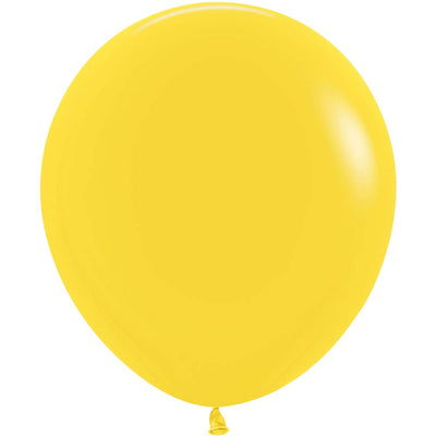 18 inch SEMPERTEX FASHION YELLOW - LA Balloons