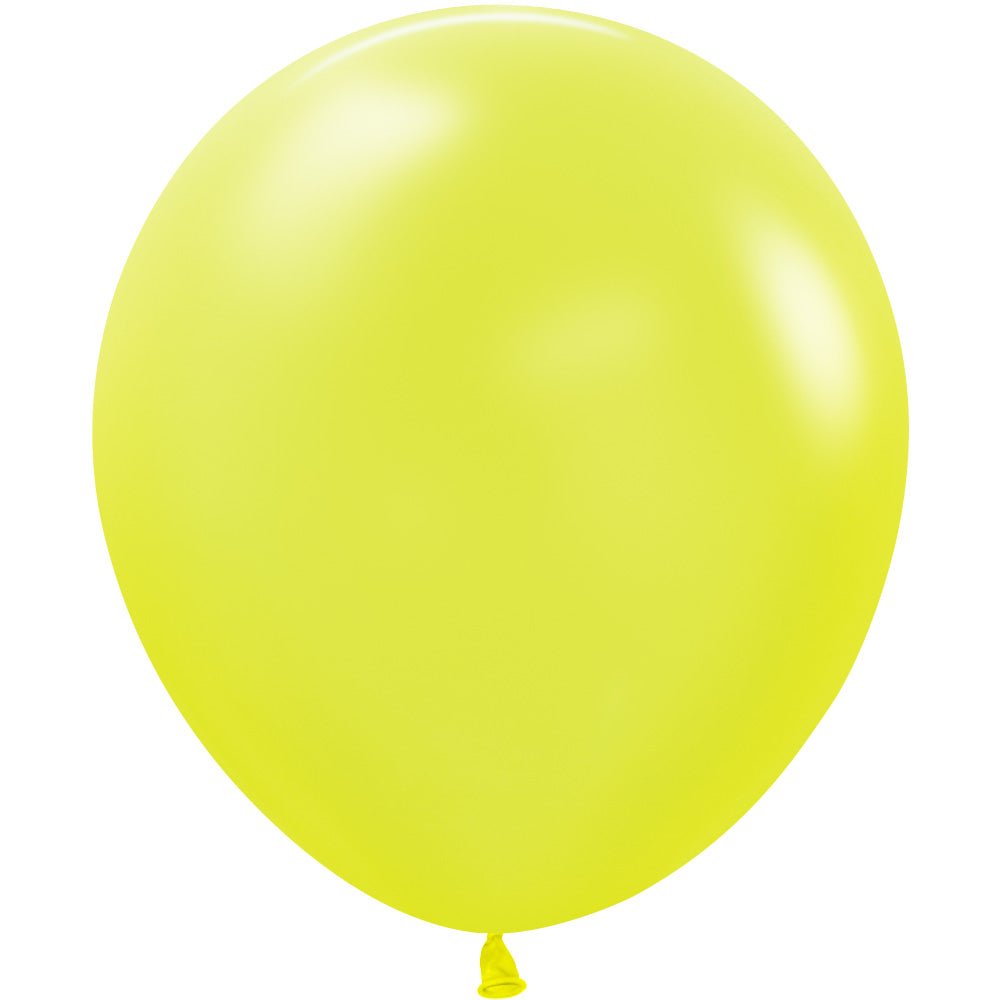 18 inch SEMPERTEX NEON YELLOW - LA Balloons