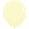 18 inch SEMPERTEX PASTEL MATTE YELLOW - LA Balloons