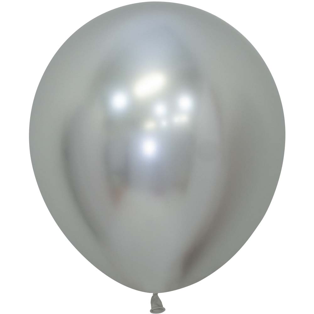 18 inch SEMPERTEX REFLEX SILVER - LA Balloons