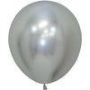 18 inch SEMPERTEX REFLEX SILVER - LA Balloons