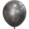 18 inch SEMPERTEX SILK MIDNIGHT GREY - LA Balloons