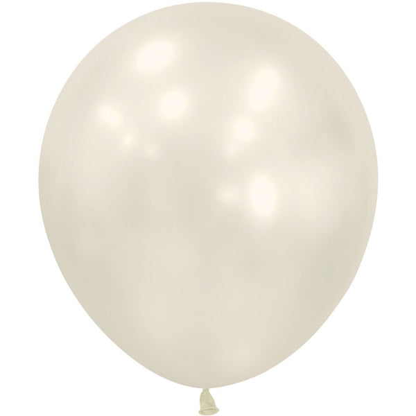 18 inch SEMPERTEX SILK OYSTER WHITE - LA Balloons