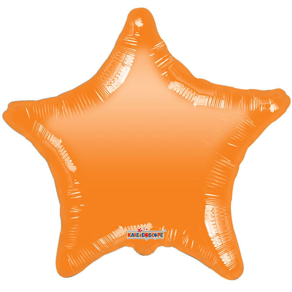 18 inch STAR - ORANGE GELLIBEAN - LA Balloons