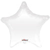 18 inch STAR - WHITE GELLIBEAN - LA Balloons
