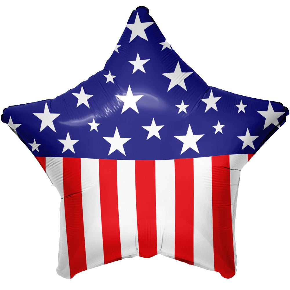 18 inch STARS AND STRIPES STAR