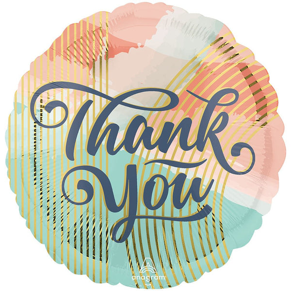 18 inch THANK YOU PASTEL CLOUDS - LA Balloons