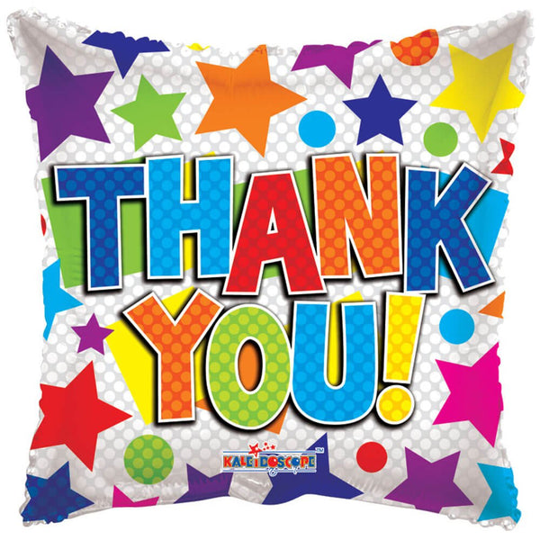 18 inch THANK YOU STARS & DOTS - LA Balloons