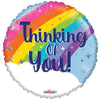 18 inch THINKING OF YOU RAINBOW - LA Balloons