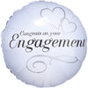 18 inch TWO HEARTS ENGAGEMENT - LA Balloons