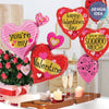 18 inch VALENTINE PATTERN HEARTS - LA Balloons