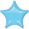 19 inch STAR - IRIDESCENT PEARL LITE BLUE - LA Balloons