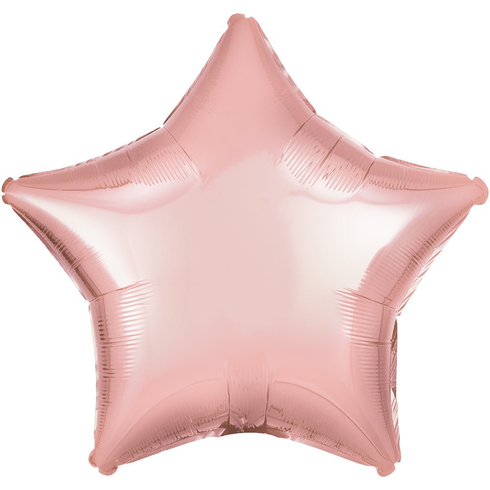 19 inch STAR - METALLIC PEARL PASTEL PINK