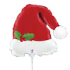Betallic 14 inch MINI CHRISTMAS SANTA HAT (AIR-FILL ONLY) Foil Balloon 19233-B-U