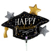 14 inch SATIN METALLIC GRAD HAT (AIR-FILL ONLY)