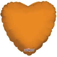 Kaleidoscope 18 inch HEART - ORANGE Foil Balloon 19315-18F-K-U