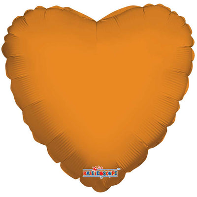 Kaleidoscope 18 inch HEART - ORANGE Foil Balloon 19315-18F-K-U