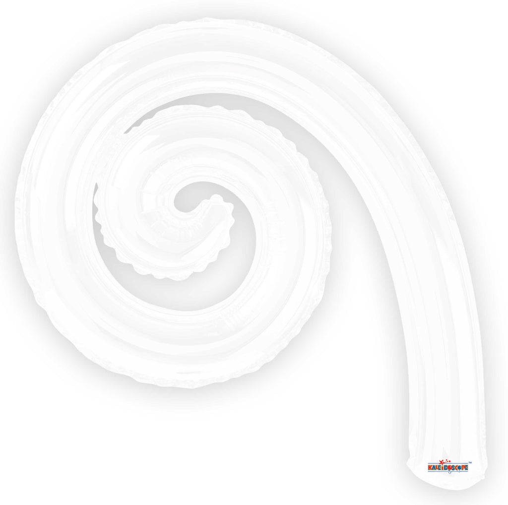 14 inch KURLY SPIRAL - WHITE GELLIBEAN