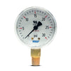 2 inch CHROME PLATED PRESSURE GAUGE - DIAL OXYGEN SERVICE - LA Balloons