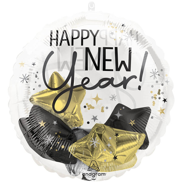 20 inch BUBBLY NEW YEAR INSIDERS - LA Balloons