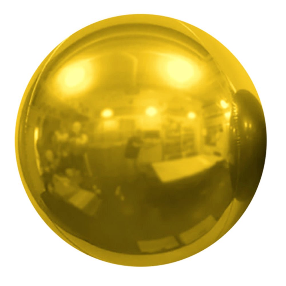 20 inch MIRROR BALLOON - BRIGHT GOLD