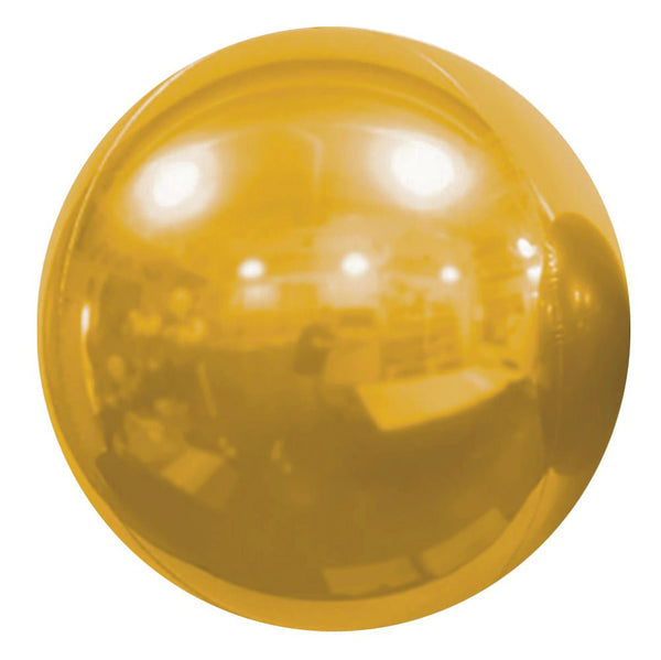 20 inch MIRROR BALLOON - GOLD - LA Balloons