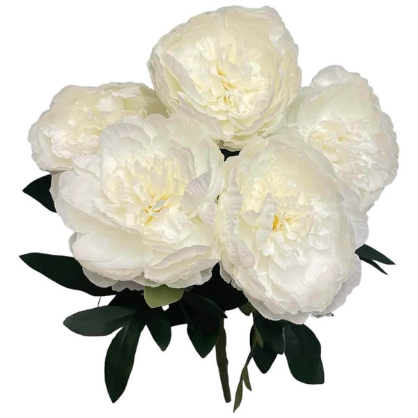 20 inch PEONY BUSH - CREAM - LA Balloons