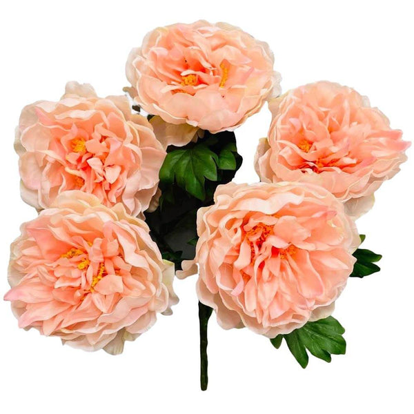 20 inch PEONY BUSH - PEACH PINK - LA Balloons
